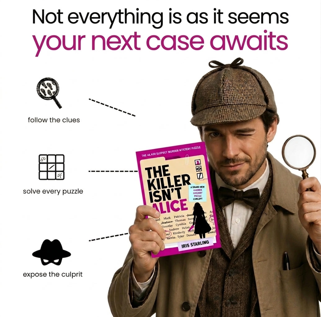 The killer isn’t Alice – Murder mystery Puzzles