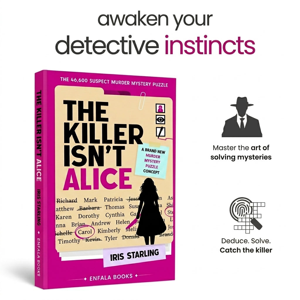 The killer isn’t Alice – Murder mystery Puzzles